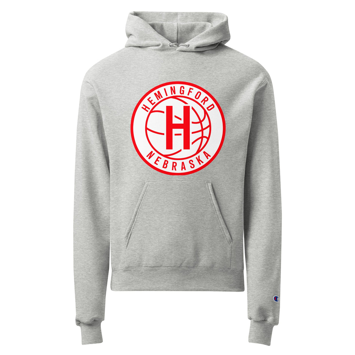 Signature | Champion Hoodie | Hemingford Bobcats | Alt Badge Logo
