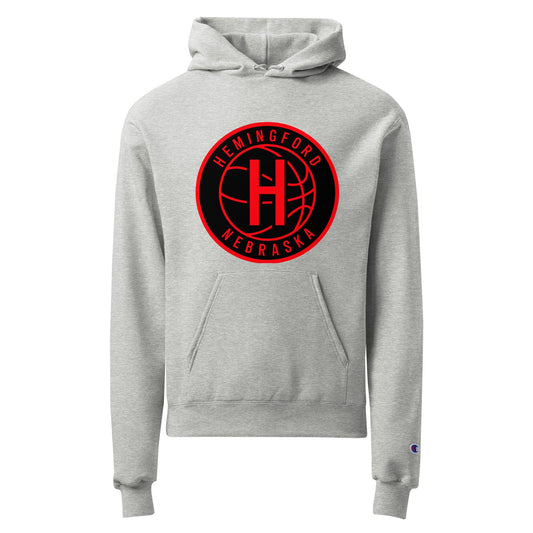 Signature | Champion Hoodie | Hemingford Bobcats | Badge Logo