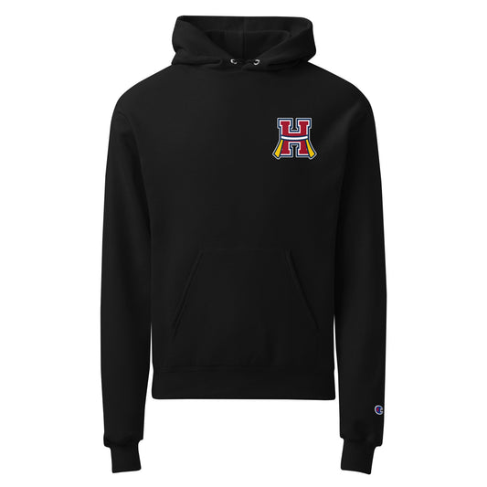 Signature | Champion Hoodie | Hornell Flag Football | H Flags Logo