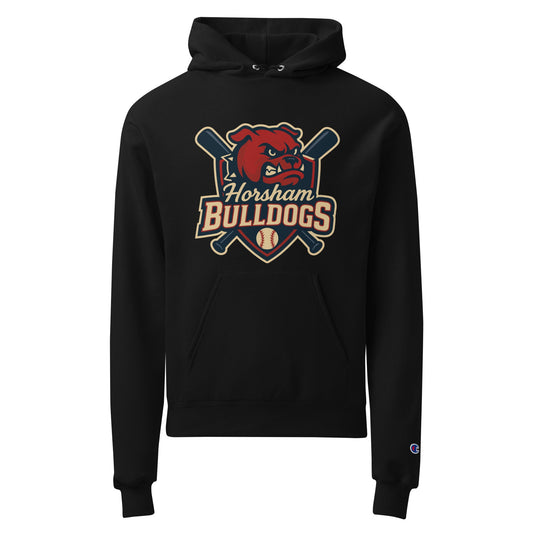 Signature | Champion Hoodie | Horsham Travel Baseball | Bulldogs Logo