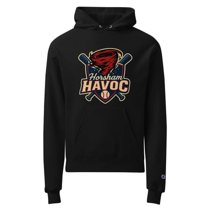 Signature | Champion Hoodie | Horsham Travel Baseball | Havoc Logo