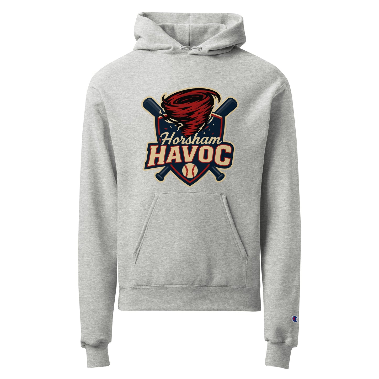 Signature | Champion Hoodie | Horsham Travel Baseball | Havoc Logo
