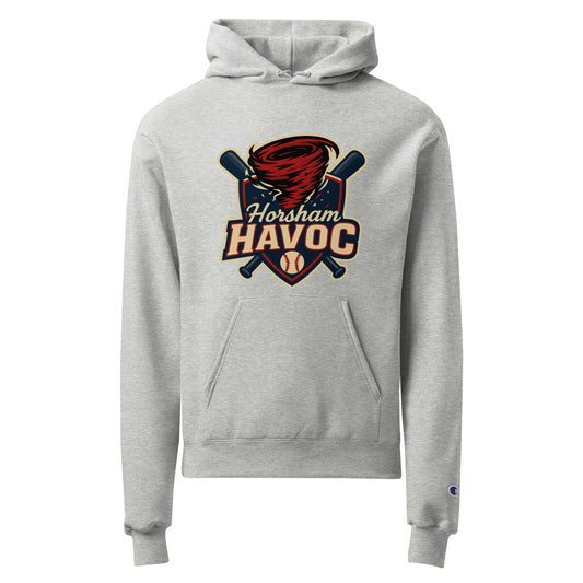 Signature | Champion Hoodie | Horsham Travel Baseball | Havoc Logo