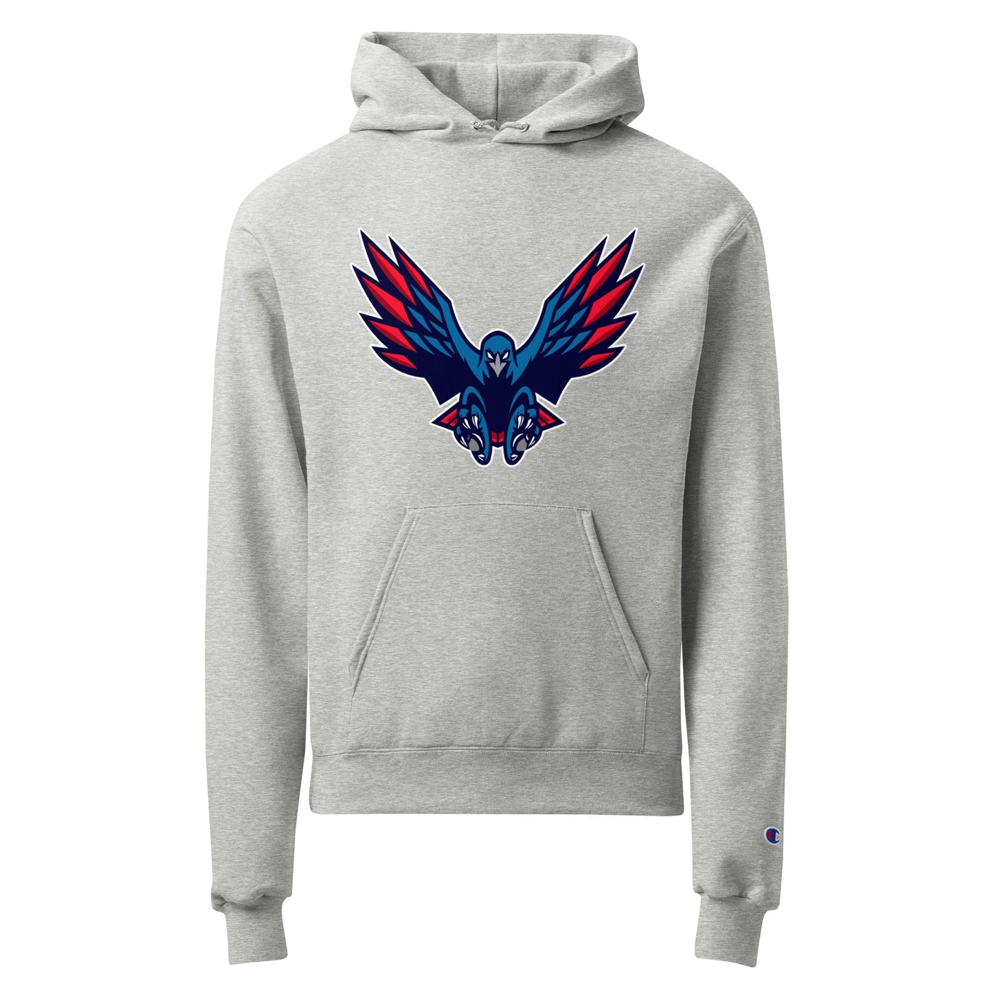 Signature | Champion Hoodie | HSE | Vortex Raptor Mascot Logo