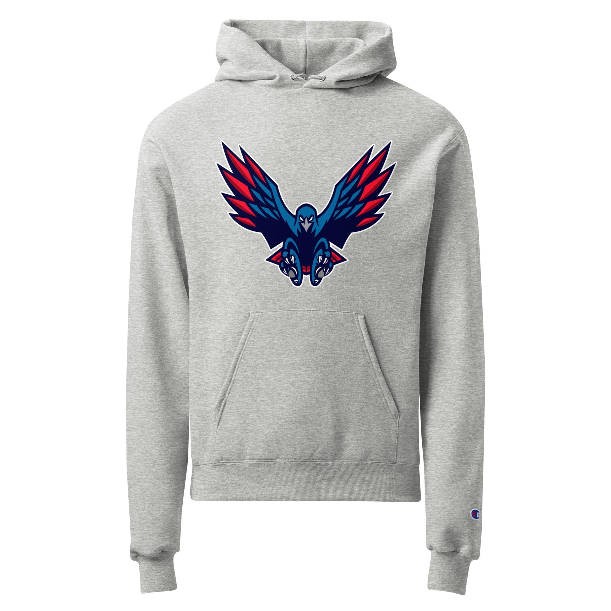 Signature | Champion Hoodie | HSE | Vortex Raptor Mascot Logo