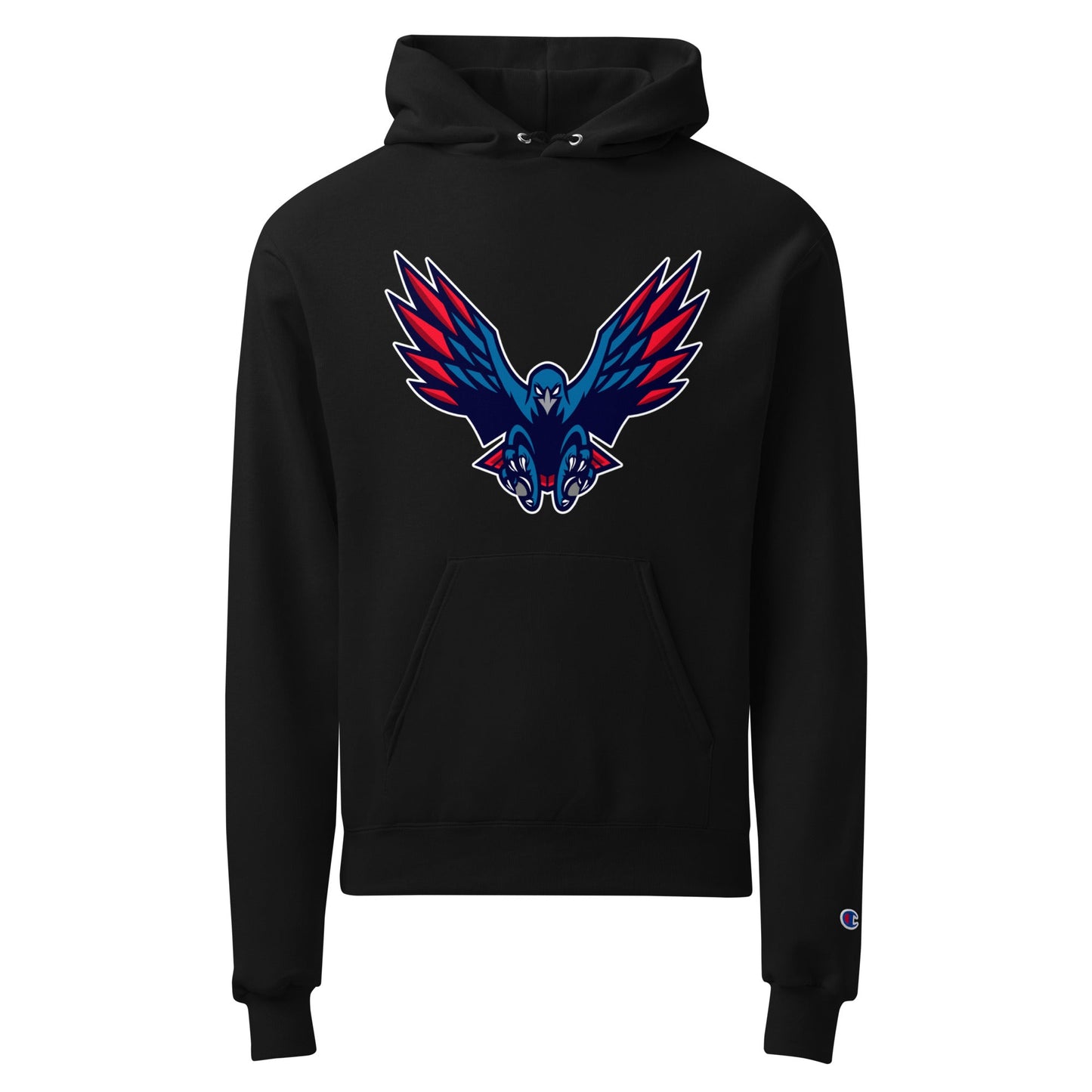 Signature | Champion Hoodie | HSE | Vortex Raptor Mascot Logo
