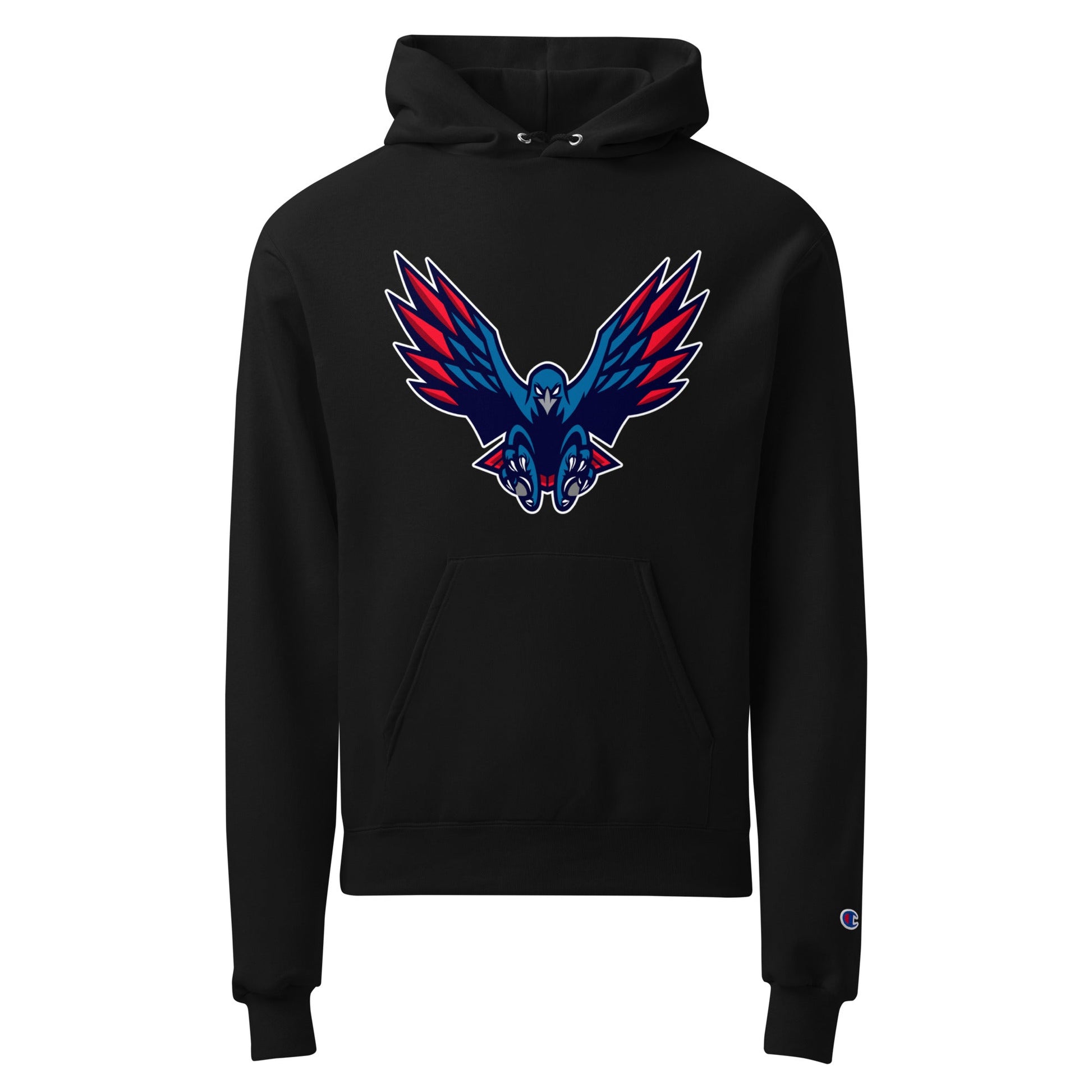 Signature | Champion Hoodie | HSE | Vortex Raptor Mascot Logo