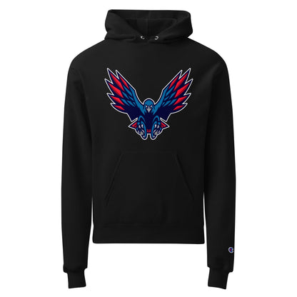 Signature | Champion Hoodie | HSE | Vortex Raptor Mascot Logo