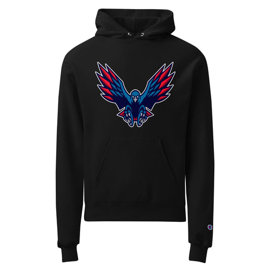 Signature | Champion Hoodie | HSE | Vortex Raptor Mascot Logo