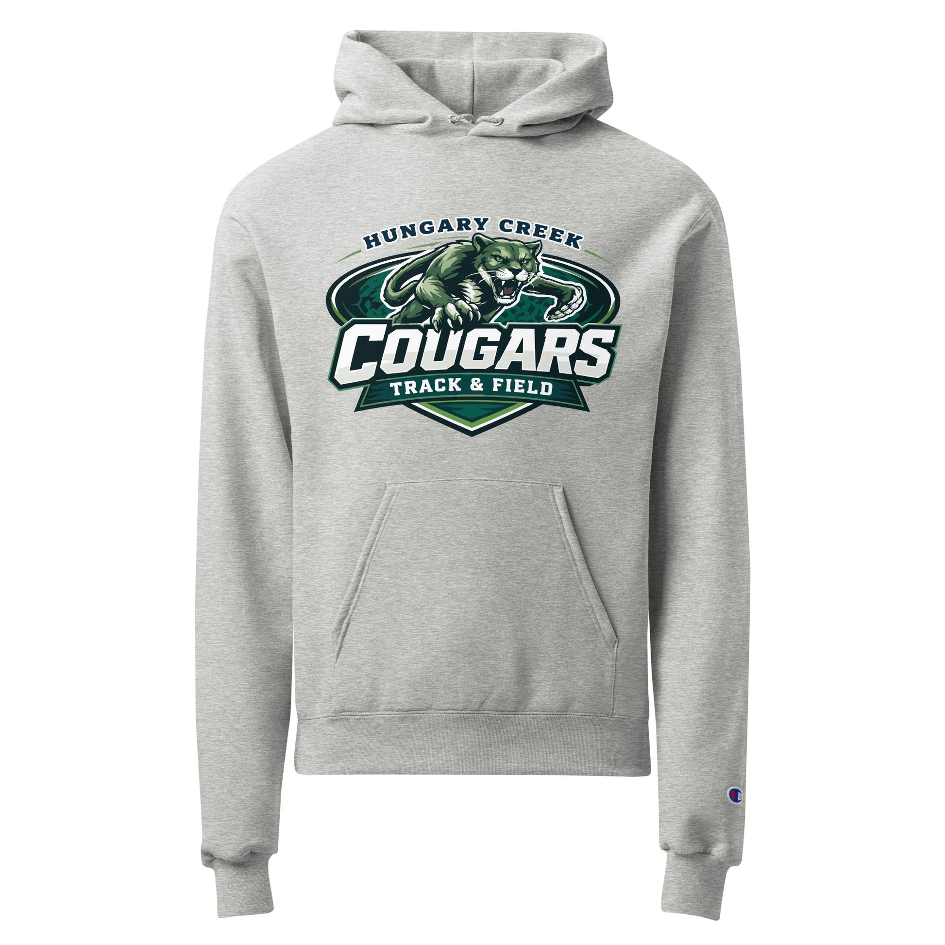 Signature | Champion Hoodie | Hungary Creek Cougar | Shield Logo