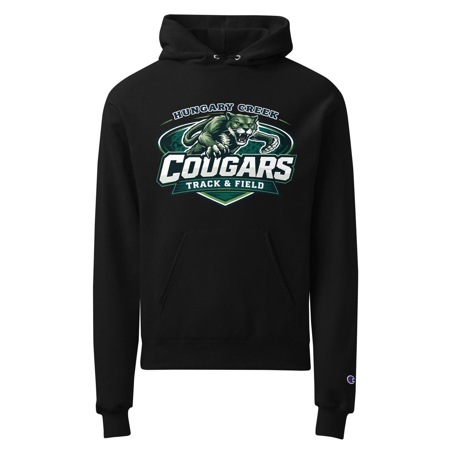 Signature | Champion Hoodie | Hungary Creek Cougar | Shield Logo