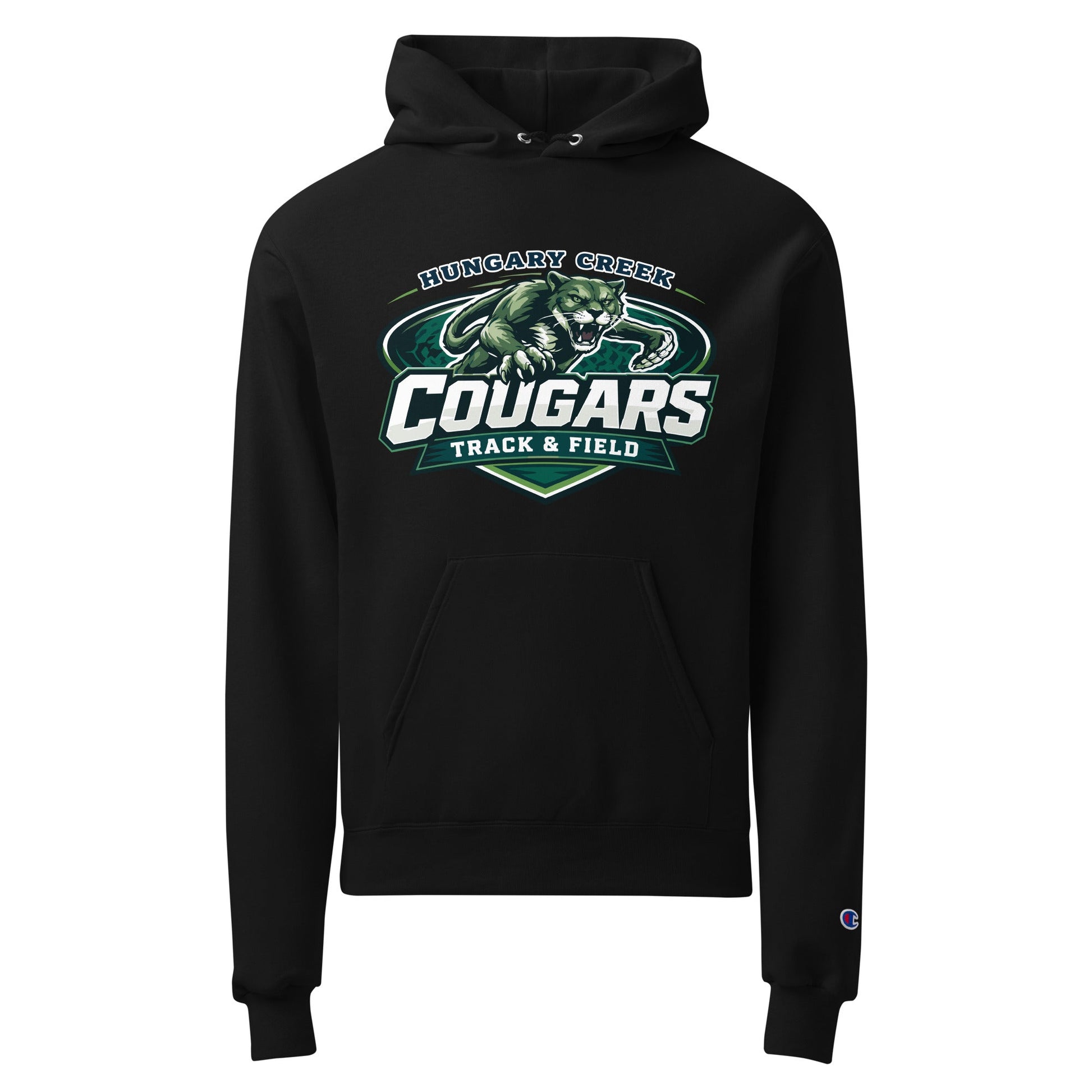 Signature | Champion Hoodie | Hungary Creek Cougar | Shield Logo
