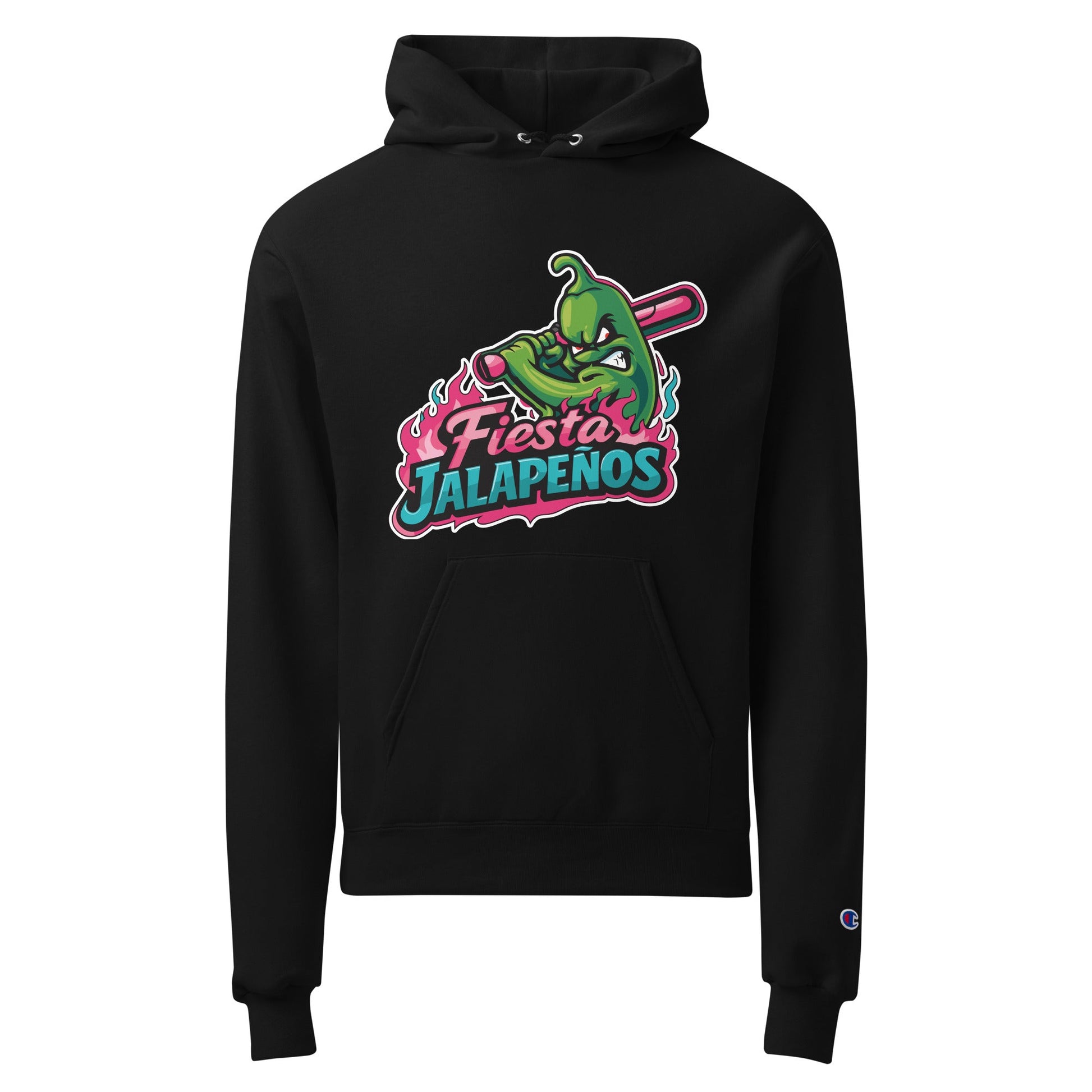 Signature | Champion Hoodie | Jalapenos Baseball | Fiesta Logo