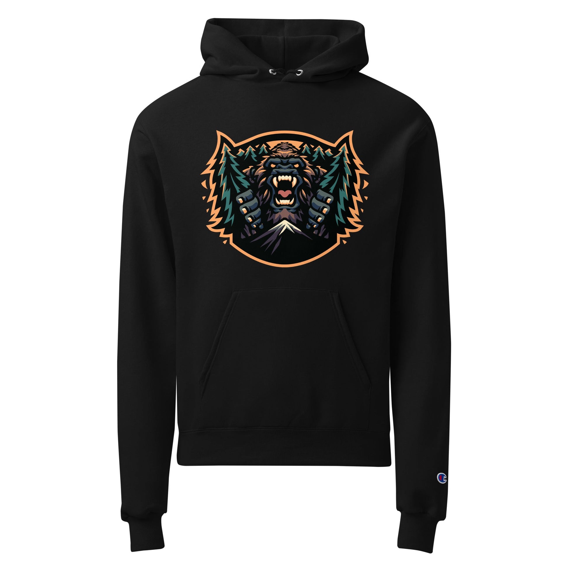 Signature | Champion Hoodie | JBLM Bigfoot Hockey Team | Mascot Logo
