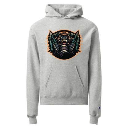 Signature | Champion Hoodie | JBLM Bigfoot Hockey Team | Mascot Logo