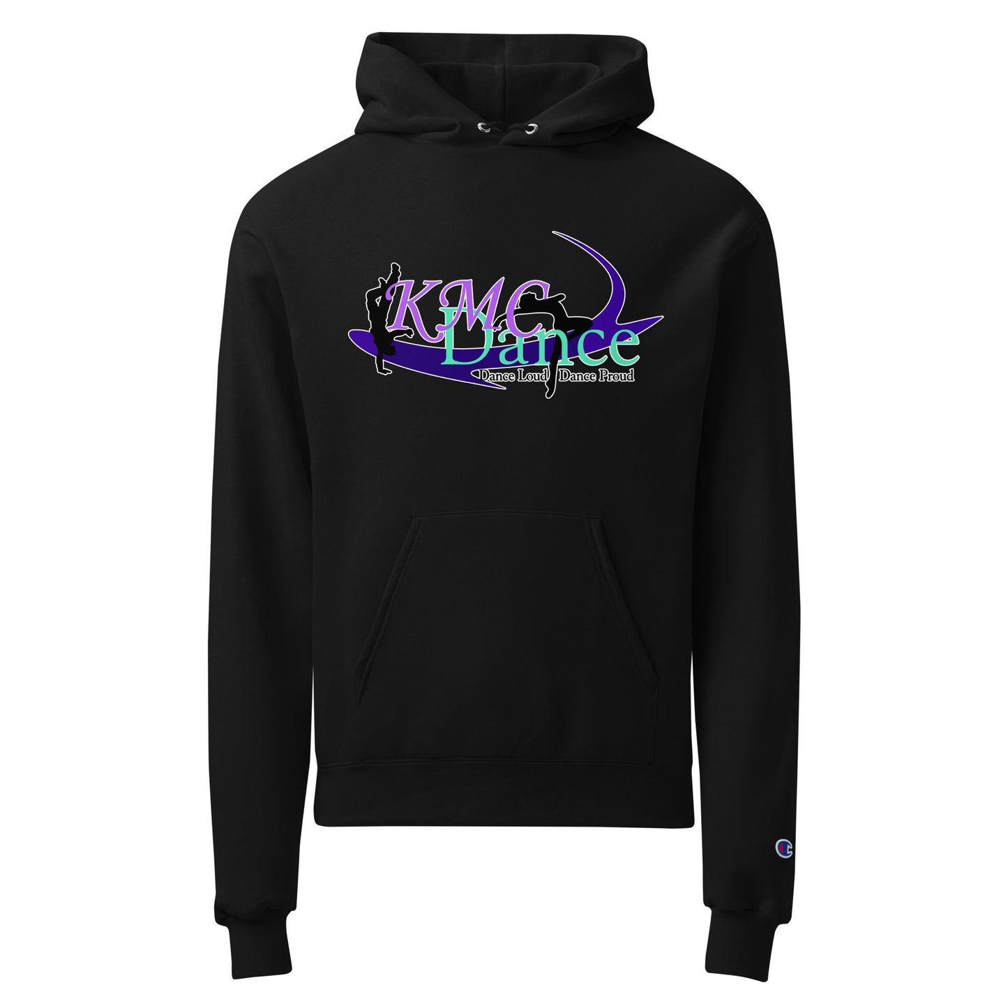 Signature | Champion Hoodie | KMC Dance & Gymnastics | Emblem Logo