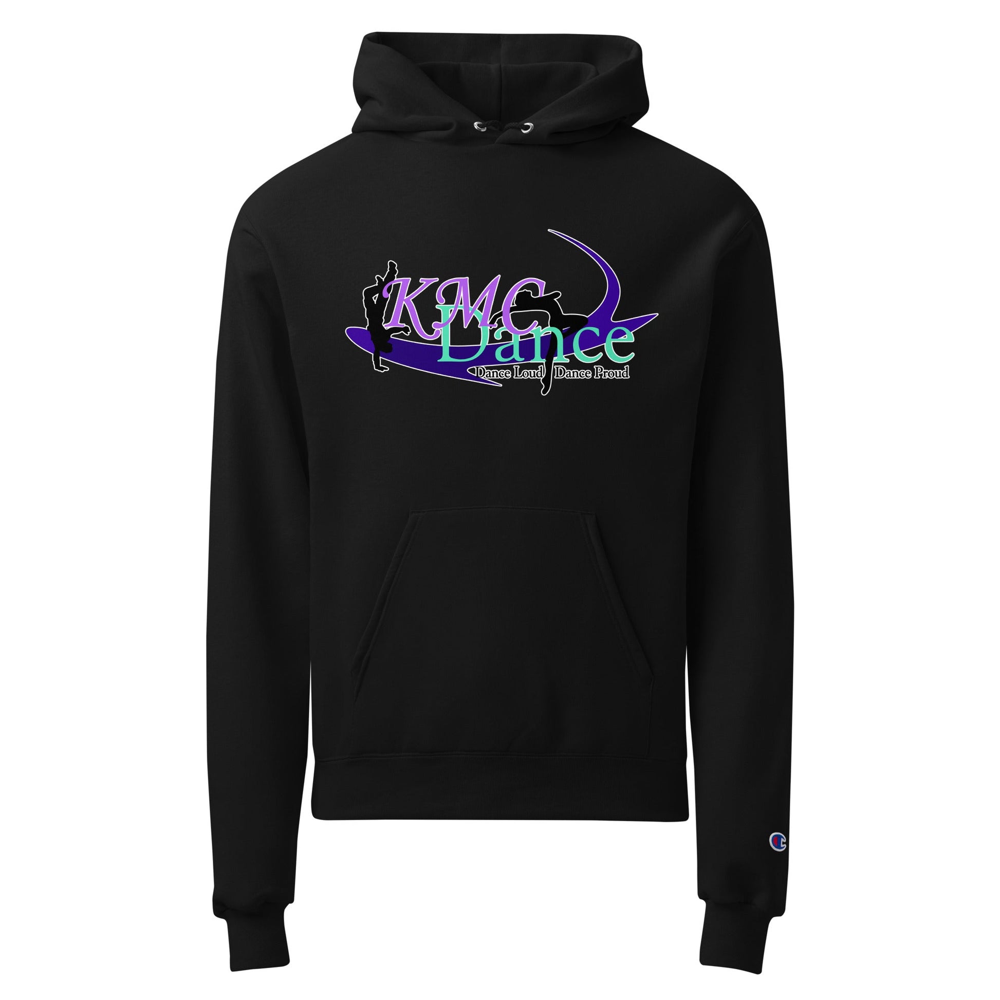 Signature | Champion Hoodie | KMC Dance & Gymnastics | Emblem Logo
