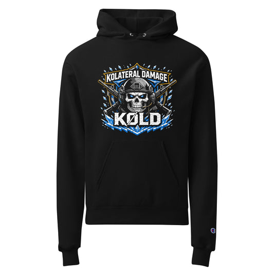 Signature | Champion Hoodie | Kolateral Damage E-Sports | Emblem Logo
