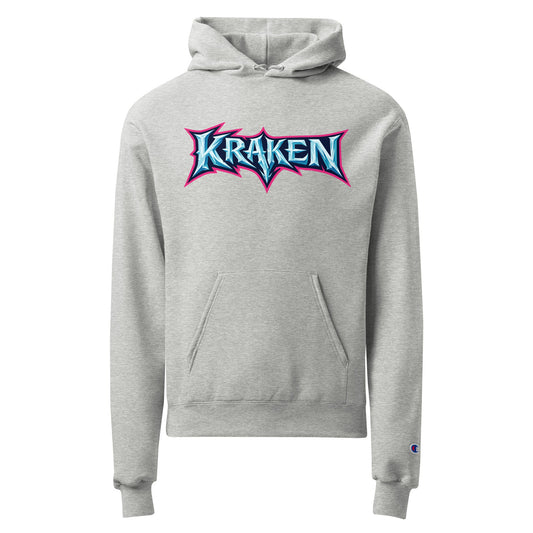 Signature | Champion Hoodie | Kraken Fastpitch | Script Logo