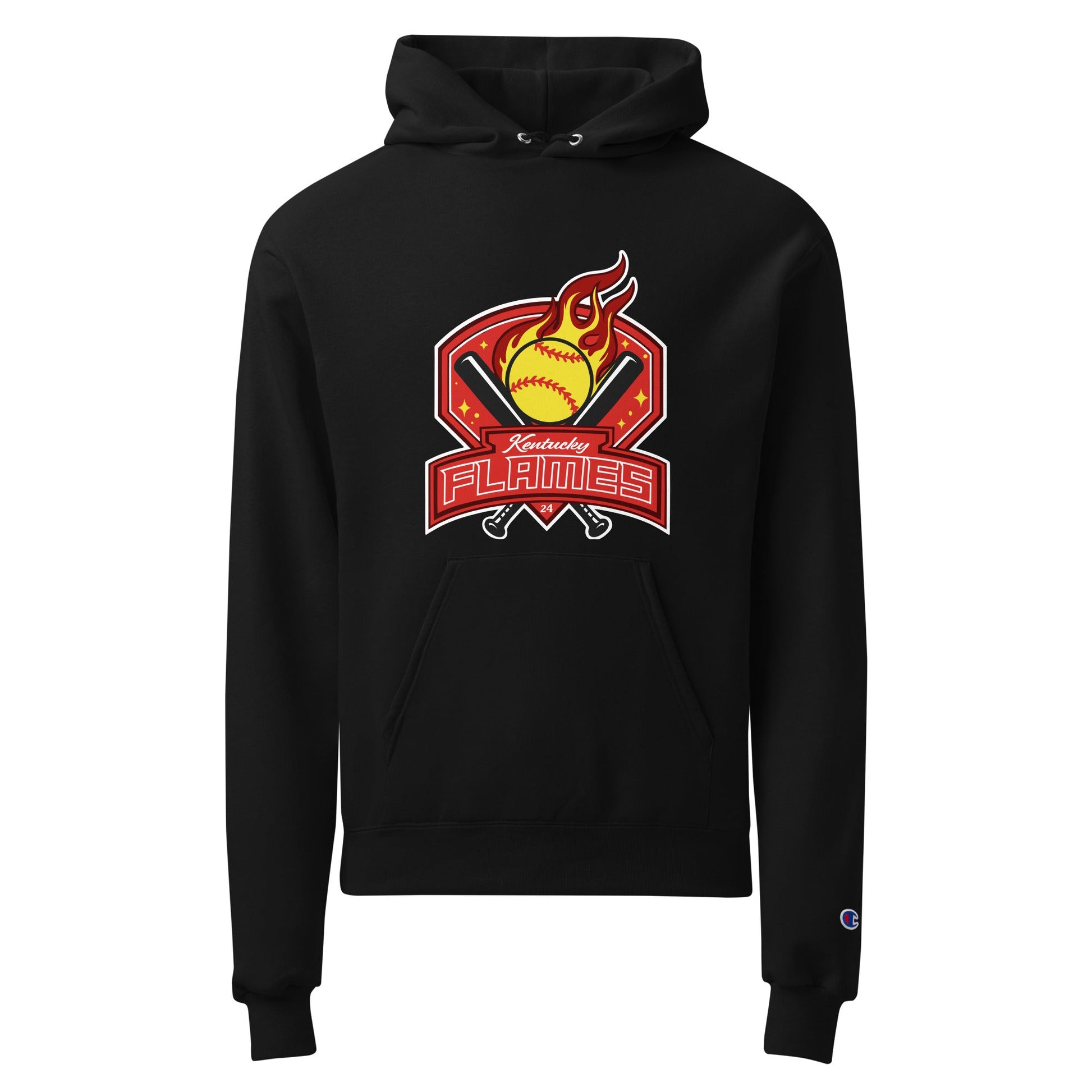 Signature | Champion Hoodie | KY Flames | Emblem Logo