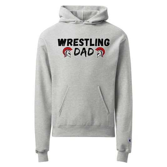 Signature | Champion Hoodie | Lafayette Warrior Youth Wrestling | Dad Emblem Logo