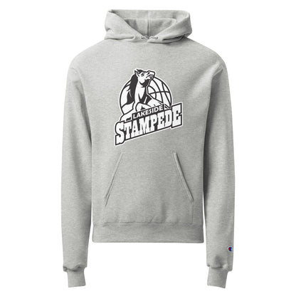Signature | Champion Hoodie | Lakeside Stampede | Basketball Mascot Logo