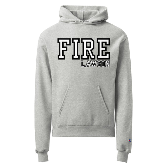 Signature | Champion Hoodie | Lawson Fire Department | Script Logo