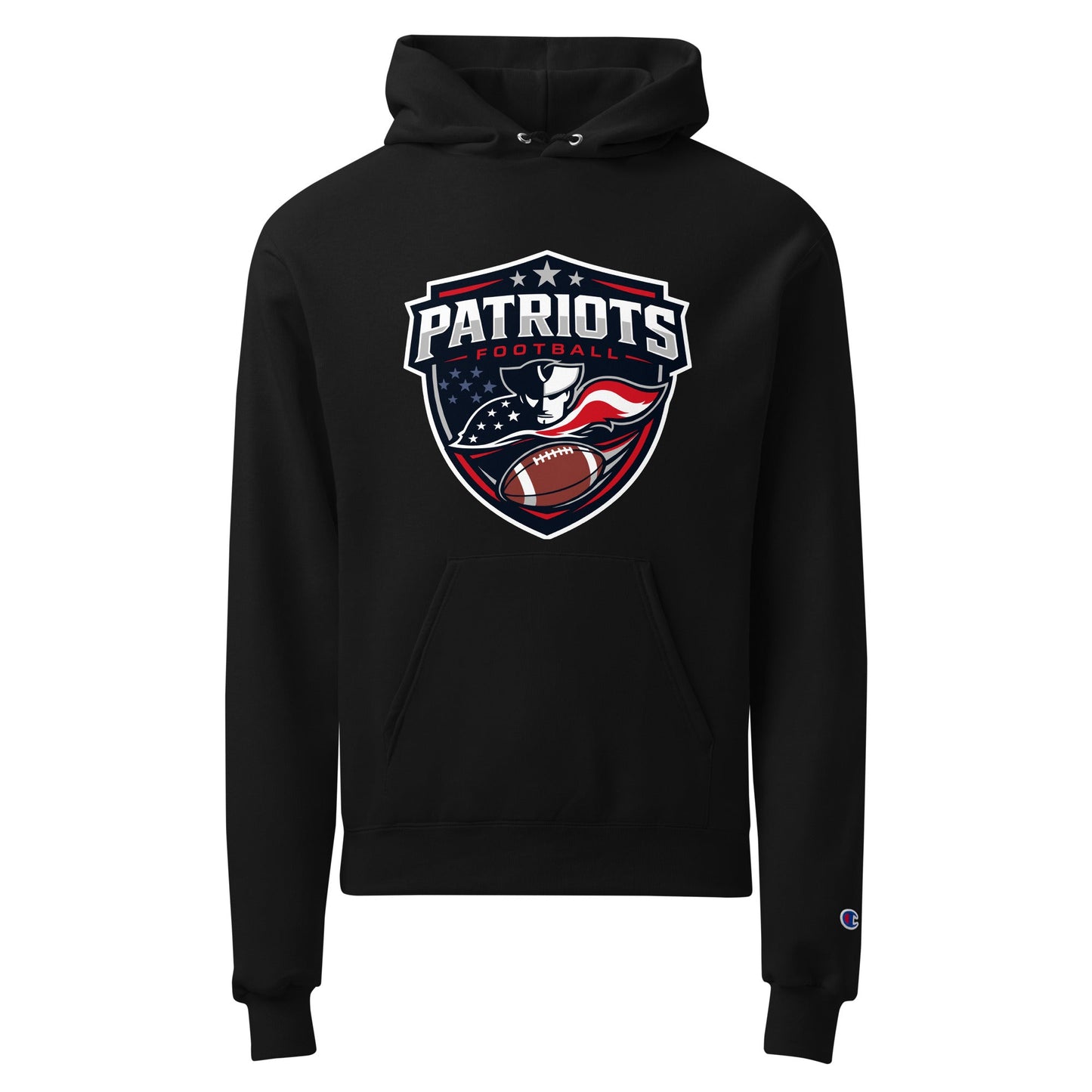 Signature | Champion Hoodie | LFMS Athletics | Patriots Football Logo