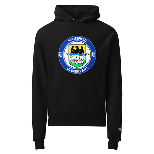 Signature | Champion Hoodie | Liederkranz Soccer Club | Badge Logo