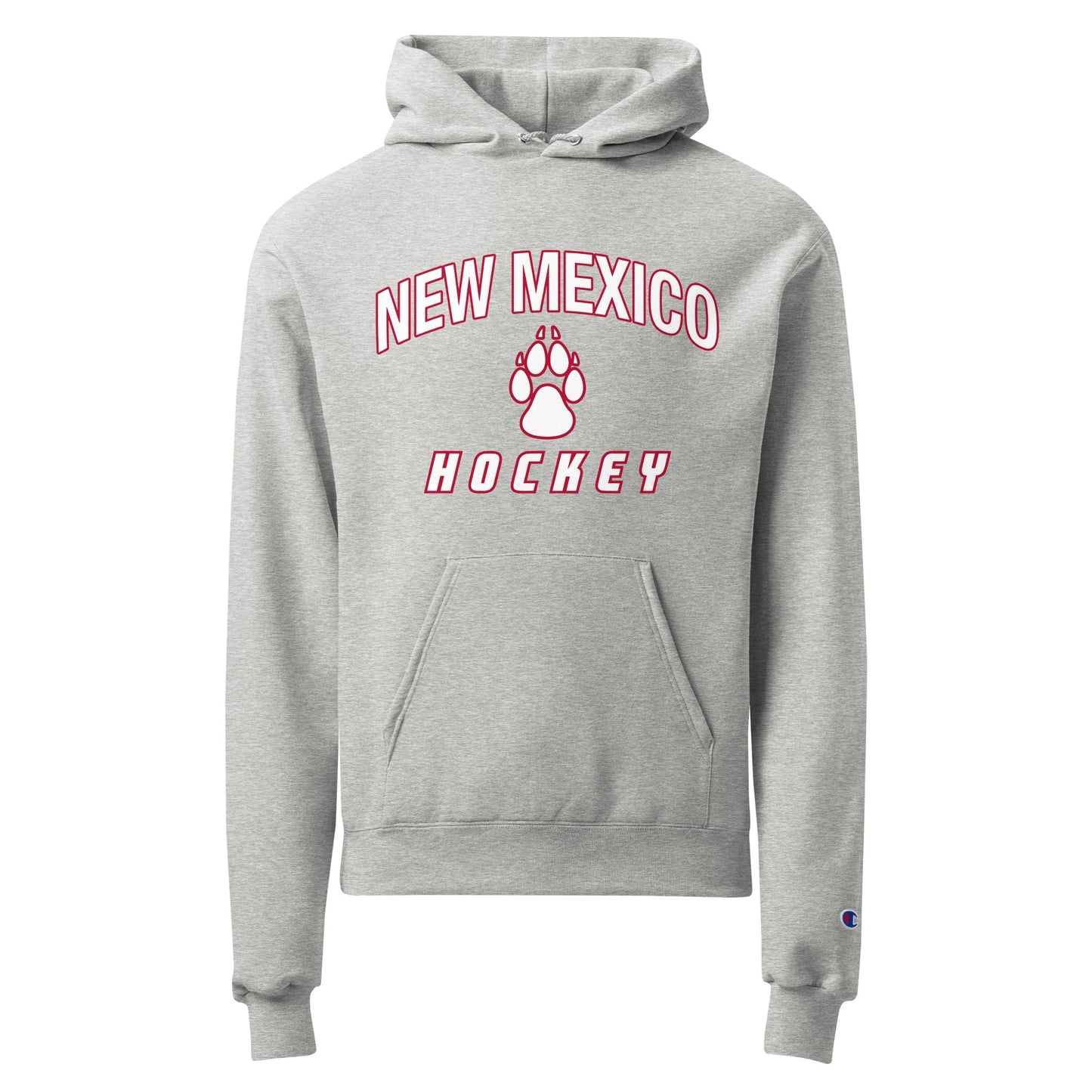 Signature | Champion Hoodie | Lobo Women’s Ice Hockey | Script Logo