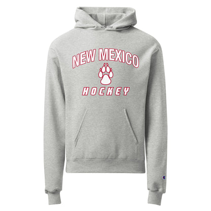 Signature | Champion Hoodie | Lobo Women’s Ice Hockey | Script Logo