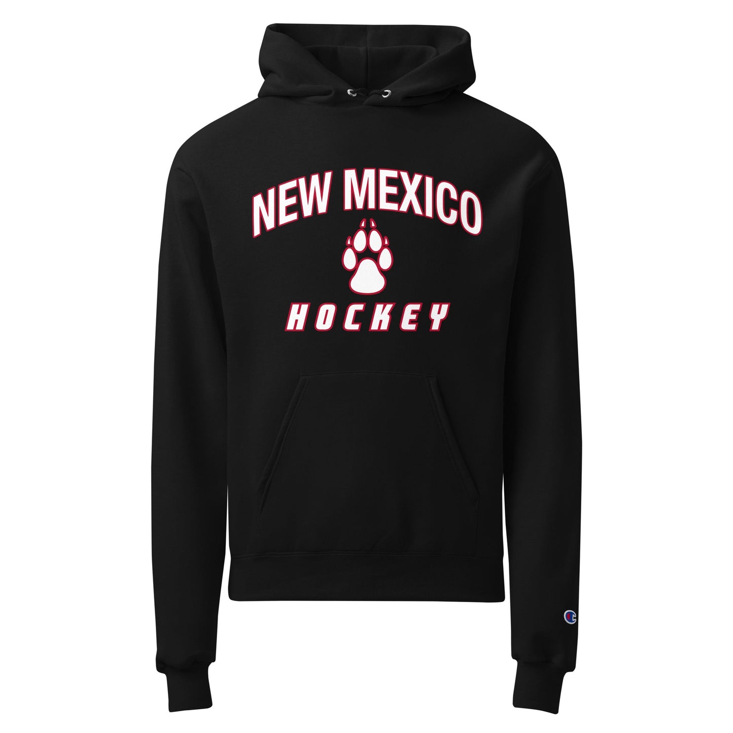 Signature | Champion Hoodie | Lobo Women’s Ice Hockey | Script Logo