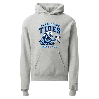 Signature | Champion Hoodie | Long Island Tides Baseball | Valor Logo