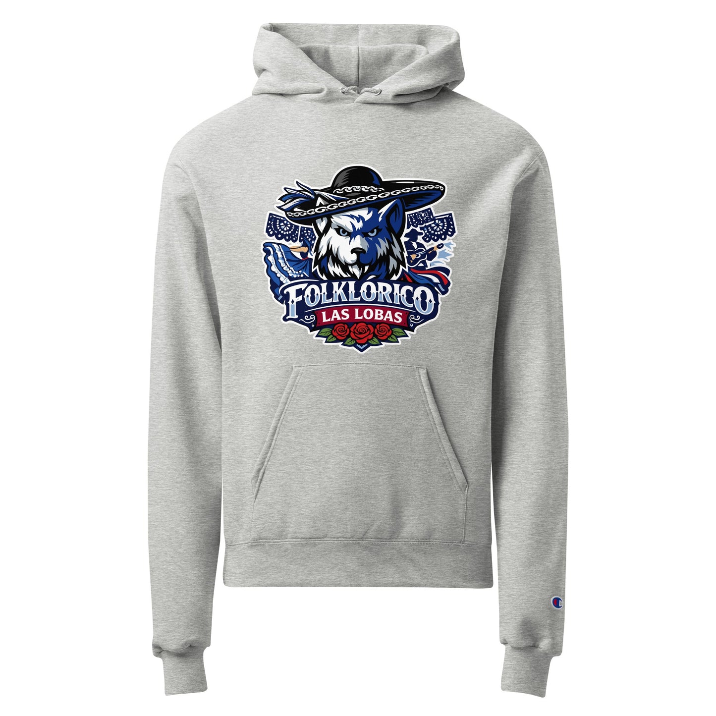 Signature | Champion Hoodie | Los Lobitos | Las Lobas Logo