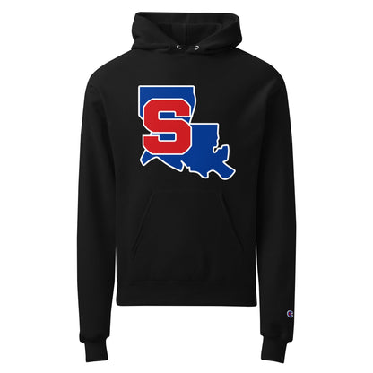 Signature | Champion Hoodie | Louisiana Slam Baseball | Crest Logo