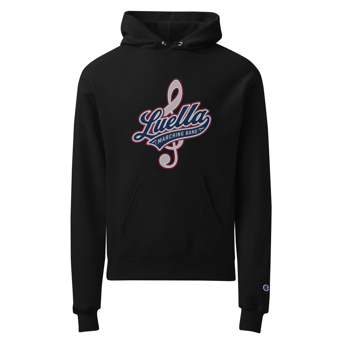 Signature | Champion Hoodie | Luella High School Marching Band | Crest Logo