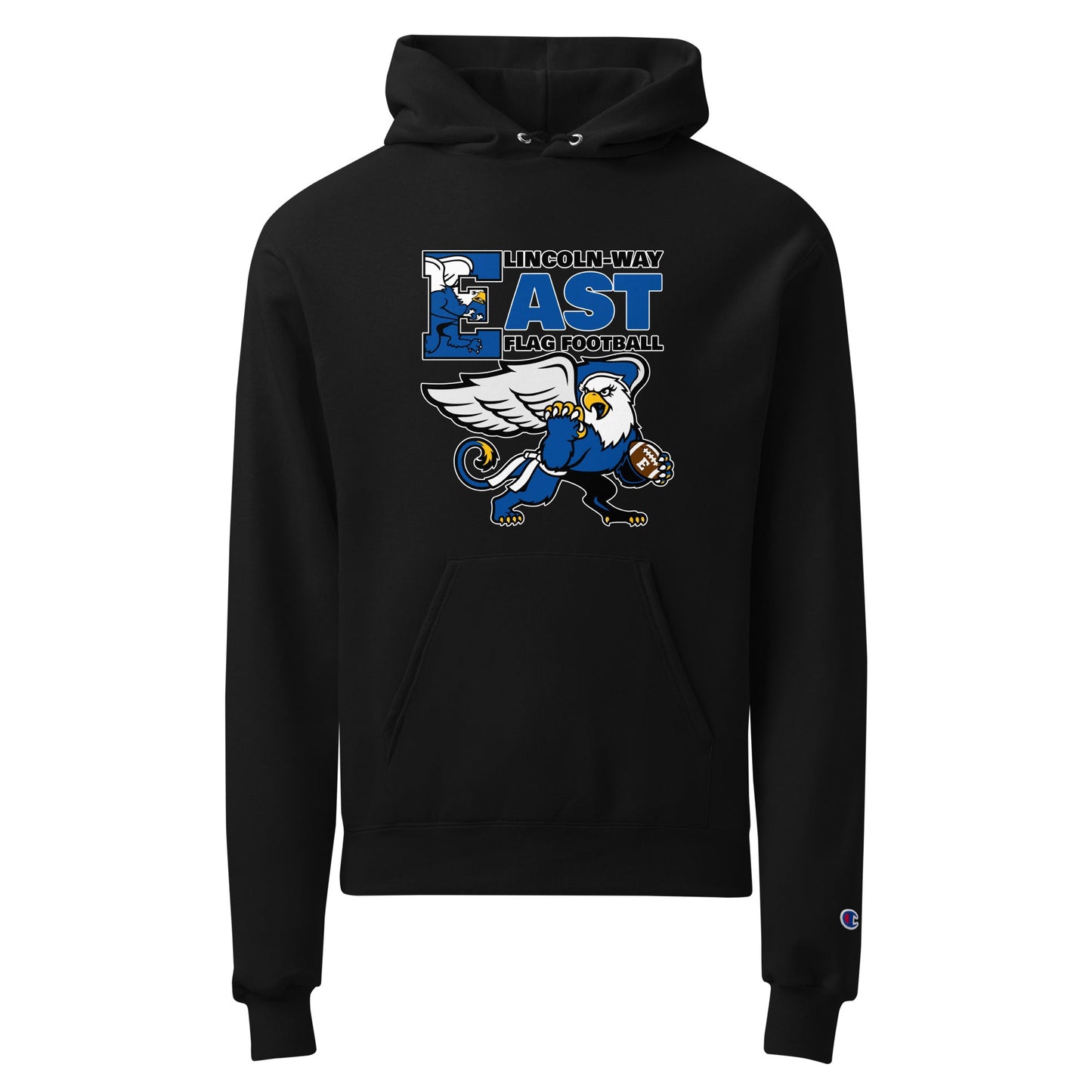 Signature | Champion Hoodie | LWE Flag Football | Vanguard Logo