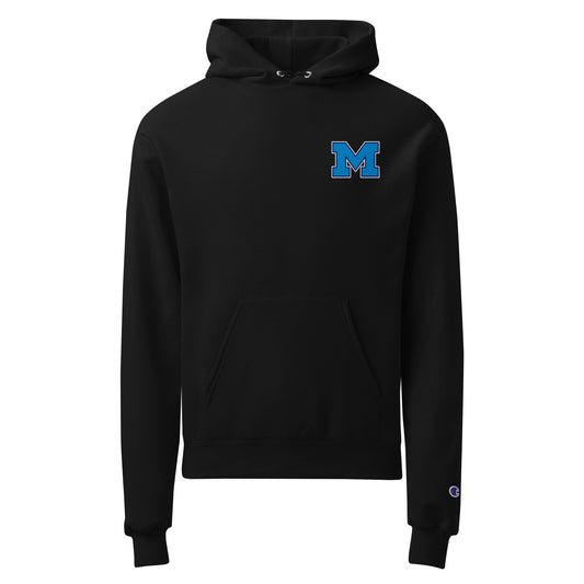 Signature | Champion Hoodie | Medfield Softball | Lettermark Logo