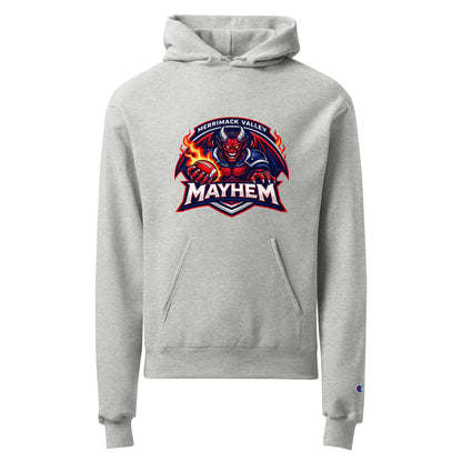 Signature | Champion Hoodie | Merrimack Valley Mayhem | Overlord Crest Logo
