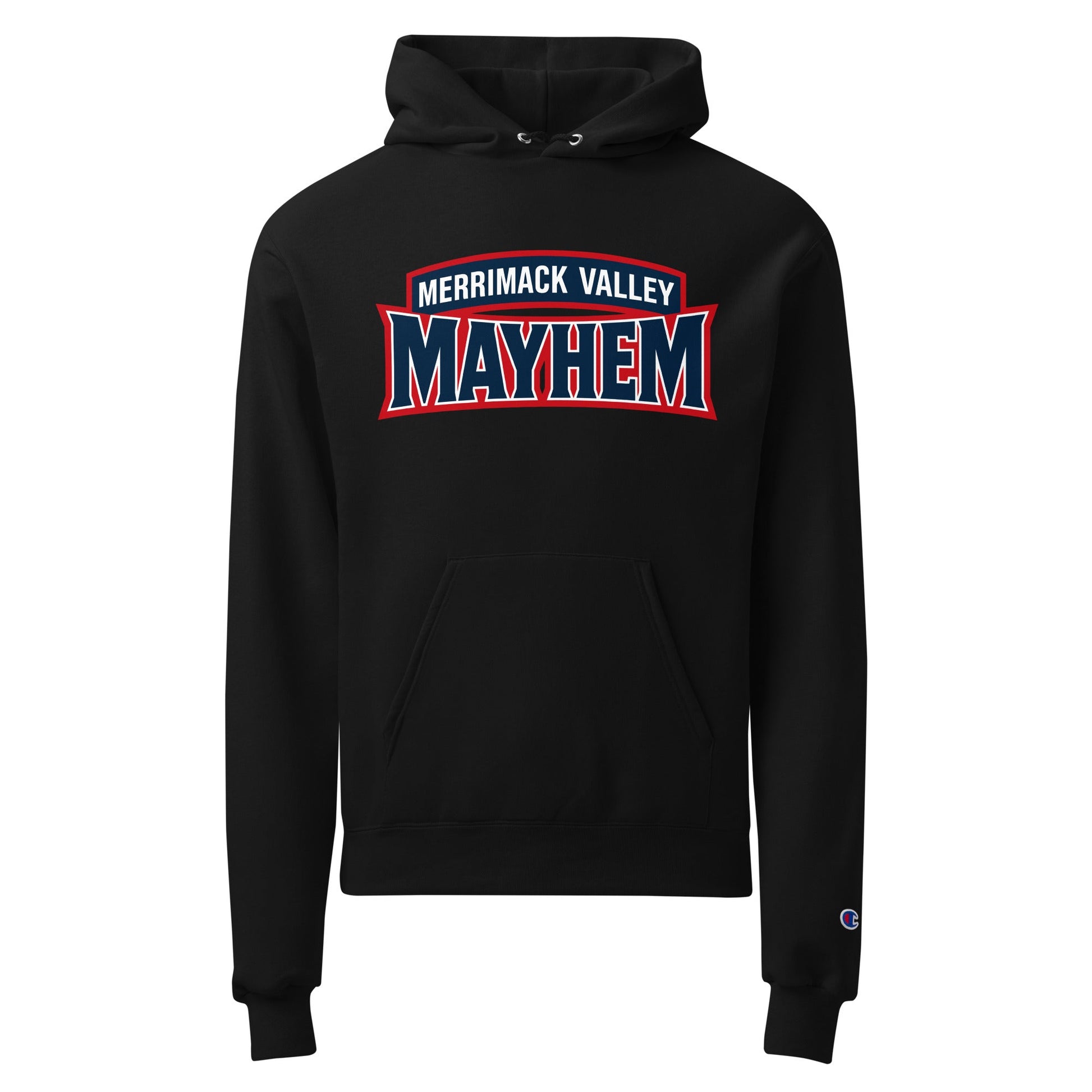 Signature | Champion Hoodie | Merrimack Valley Mayhem | Script Logo