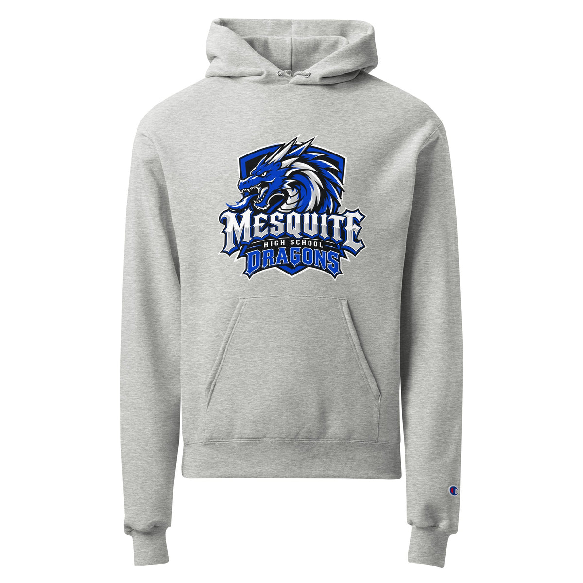 Signature | Champion Hoodie | Mesquite High School | Emblem Logo