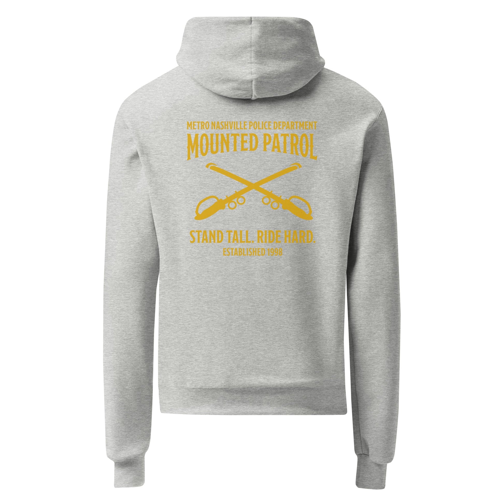 Signature | Champion Hoodie | Metro Nashville Police Department Horse Mounted Patrol | Stand Tall Logo