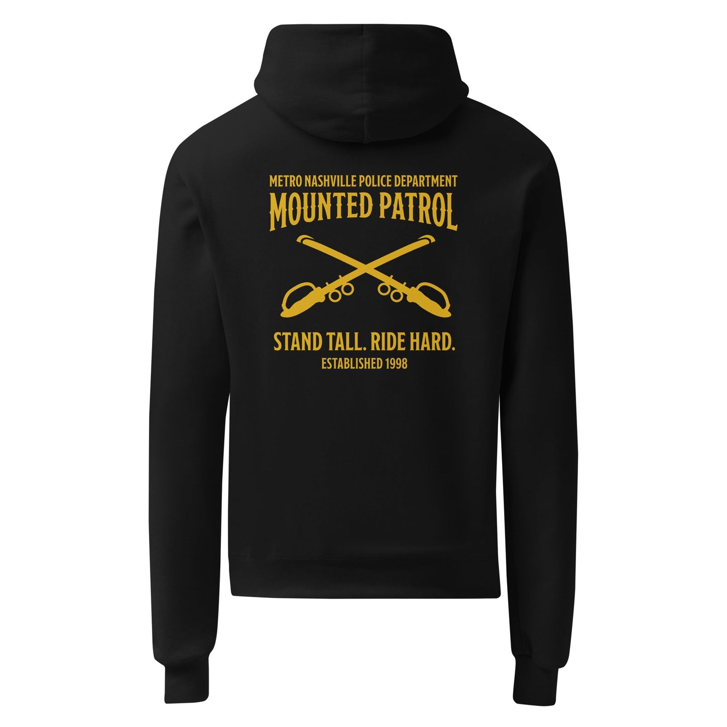 Signature | Champion Hoodie | Metro Nashville Police Department Horse Mounted Patrol | Stand Tall Logo