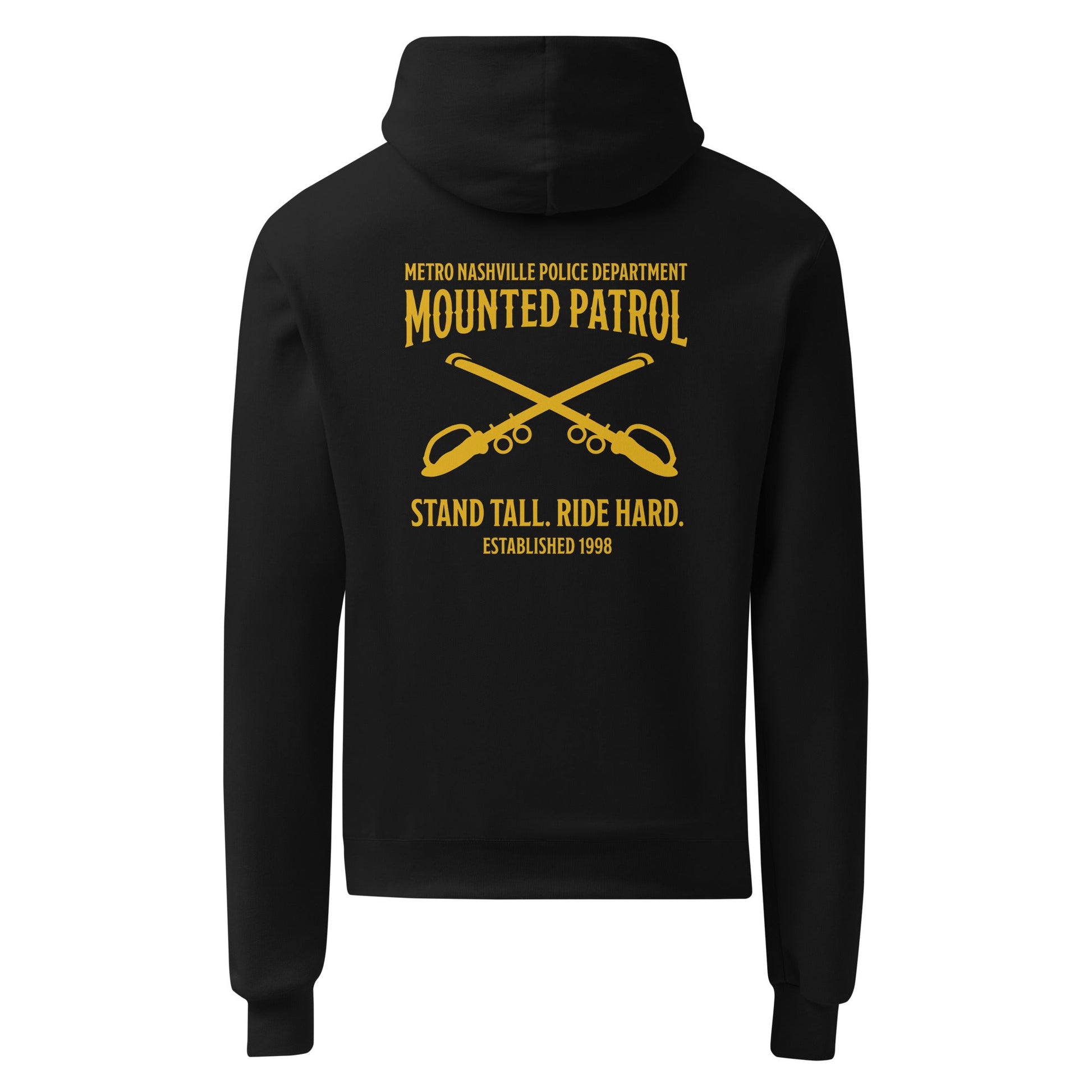 Signature | Champion Hoodie | Metro Nashville Police Department Horse Mounted Patrol | Stand Tall Logo