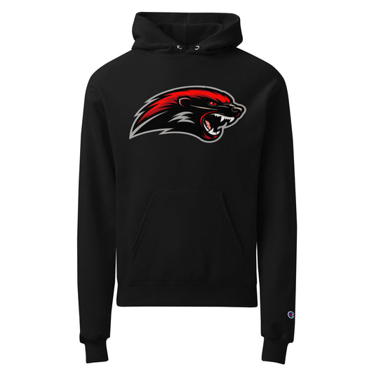 Signature | Champion Hoodie | Midwest Badgers | Emblem Logo