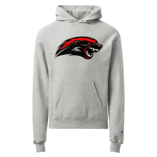 Signature | Champion Hoodie | Midwest Badgers | Emblem Logo