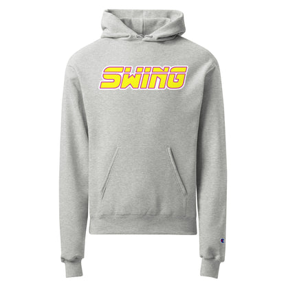 Signature | Champion Hoodie | Midwest Swing Softball | Mark Logo