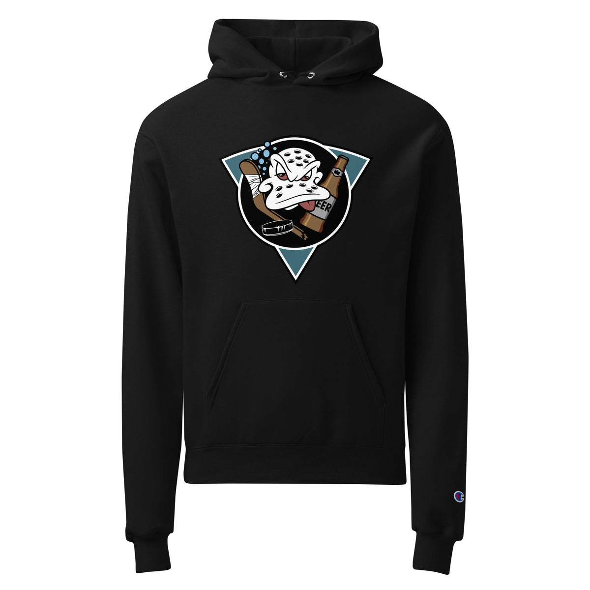 Signature | Champion Hoodie | Mighty Drunks | Crest Logo