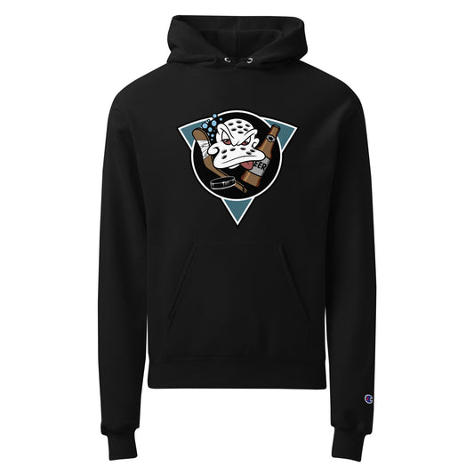 Signature | Champion Hoodie | Mighty Drunks | Crest Logo