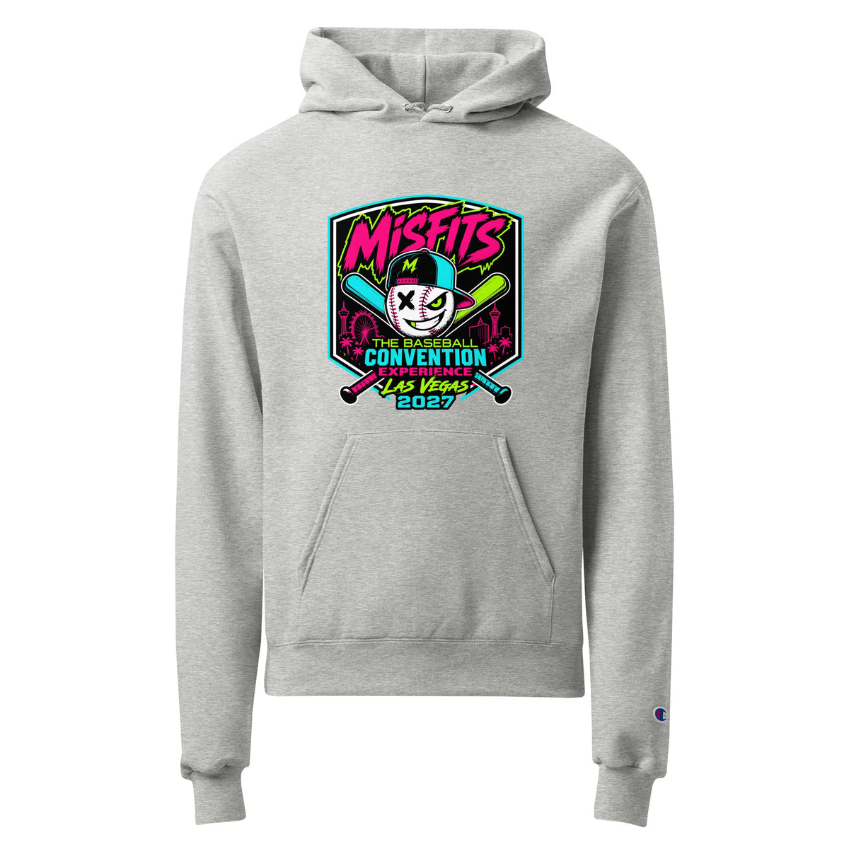 Signature | Champion Hoodie | Misfits Baseball | Shield Logo
